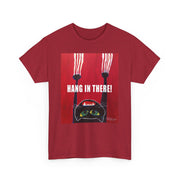 T-Shirt - "Hang In There!" Cat - Original art by Mark Redfield Unisex Heavy Cotton Tee